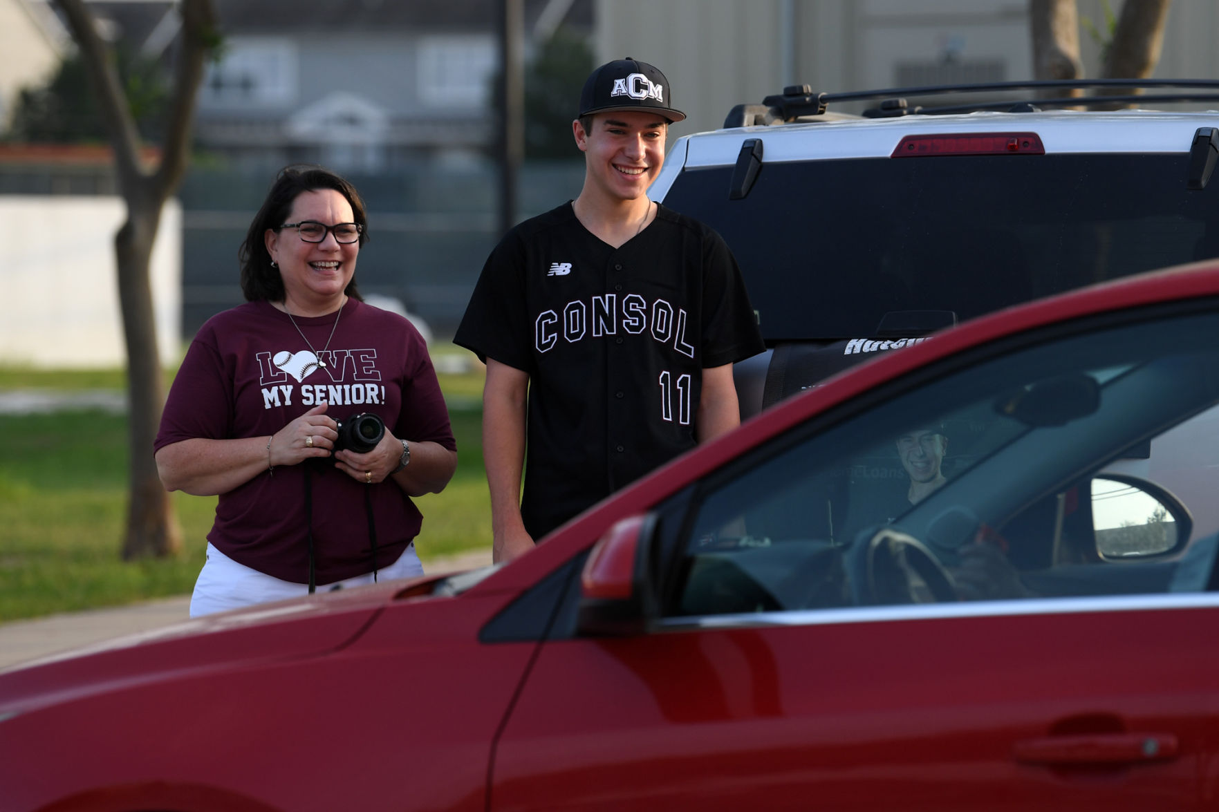 A&M Consolidated baseball Senior Night